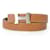 Cinturón reversible bicolor Mini Constance de Hermès Castaño Negro