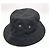 Cappello bucket in denim Monogram Louis Vuitton Nero - vista 2