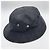 Cappello bucket in denim Monogram Louis Vuitton Nero - vista 4