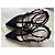 Décolleté Rockstud Valentino in Glitter Nero - vista 15