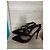 Décolleté Rockstud Valentino in Glitter Nero - vista 17