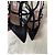 Décolleté Rockstud Valentino in Glitter Nero - vista 4