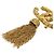 Spilla a frange Coco Mark 95A in oro lava di Chanel D'oro - vista 4