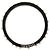 Bracciale nero Chanel con perle finte - vista 2