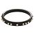 Bracciale nero Chanel con perle finte - vista 3