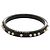 Bracciale nero Chanel con perle finte - vista 4