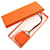 Charm per borsa in agnello Milo arancione di Hermès  - vista 2
