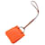 Charm per borsa in agnello Milo arancione di Hermès  - vista 3