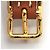 Bracciale Charm Etrier Double Tour Hermès Marrone - vista 4
