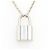Collar Péndulo Silver Lockit Louis Vuitton Plata - vista 2