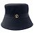 Cappello bucket in cotone nero Louis Vuitton