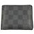 Portafoglio Slender Louis Vuitton Marrone Nero