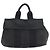 Hermès HERMES Valparaiso PM Borsa a Mano Tela Pelle Nera Argento Auth bs33821 Nero - vista 13