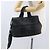 Hermès HERMES Valparaiso PM Borsa a Mano Tela Pelle Nera Argento Auth bs33821 Nero - vista 23