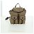 PRADA Backpack Canvas Beige Gold Auth 168350V Golden - view 12