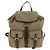 PRADA Backpack Canvas Beige Gold Auth 168350V Golden - view 13
