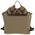 PRADA Backpack Canvas Beige Gold Auth 168350V Golden - view 2
