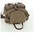 PRADA Backpack Canvas Beige Gold Auth 168350V Golden - view 6