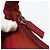 PRADA Borsa a mano in nylon rosso argento Auth LNZ991 - vista 10