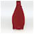 PRADA Borsa a mano in nylon rosso argento Auth LNZ991 - vista 4