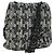 Borsa a Spalla CHANEL in tweed Bianco Nero CC Auth bs33641V