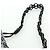 Borsa a Spalla CHANEL in tweed Bianco Nero CC Auth bs33641V - vista 14