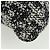 Borsa a Spalla CHANEL in tweed Bianco Nero CC Auth bs33641V - vista 15