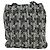 Borsa a Spalla CHANEL in tweed Bianco Nero CC Auth bs33641V - vista 2