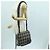 Borsa a Spalla CHANEL in tweed Bianco Nero CC Auth bs33641V - vista 27