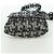 Borsa a Spalla CHANEL in tweed Bianco Nero CC Auth bs33641V - vista 5