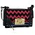 Borsa a Spalla Gancini in Camoscio Nero Rosa Oro Auth ARZ419M di Salvatore Ferragamo D'oro