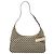 Borsa a Spalla Gancini in Tela Beige Argento Salvatore Ferragamo Auth ka2988 - vista 2