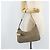 Borsa a Spalla Gancini in Tela Beige Argento Salvatore Ferragamo Auth ka2988 - vista 22
