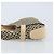 Borsa a Spalla Gancini in Tela Beige Argento Salvatore Ferragamo Auth ka2988 - vista 4