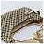 Borsa a Spalla Gancini in Tela Beige Argento Salvatore Ferragamo Auth ka2988 - vista 6