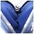 LOUIS VUITTON Bandana Monogram Pouch HIGH 5 Bianco Blu M81410 LV Auth ARZ477SAM - vista 21