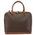 Céline Borsa a mano in tela Macadam CELINE in pelle PVC 2 in 1 marrone oro Auth 171116 D'oro - vista 13