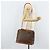Céline Borsa a mano in tela Macadam CELINE in pelle PVC 2 in 1 marrone oro Auth 171116 D'oro - vista 25