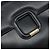 Bolsa de Ombro GUCCI em Couro Preto Dourado 001 1998 1785 Auth 173859 - vista 17