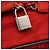 Borsa Boston PRADA in nylon rosso argento autentica mr1998 - vista 19