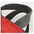 Borsa Boston PRADA in nylon rosso argento autentica mr1998 - vista 8