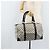 Gucci Borsa Boston GG Supreme in PVC Navy Gold Auth 172914 D'oro Blu navy - vista 19