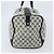 Gucci Borsa Boston GG Supreme in PVC Navy Gold Auth 172914 D'oro Blu navy - vista 3