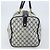 Gucci Borsa Boston GG Supreme in PVC Navy Gold Auth 172914 D'oro Blu navy - vista 4
