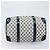Gucci Borsa Boston GG Supreme in PVC Navy Gold Auth 172914 D'oro Blu navy - vista 5