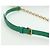 Borsa a Spalla Miu Miu Matelassé in Pelle 2 in 1 Verde Oro Auth 171450SAM D'oro - vista 9