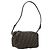 Borsa a Spalla in Tela Zucca FENDI Marrone Nero Auth LNZ213