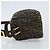 Borsa a Spalla in Tela Zucca FENDI Marrone Nero Auth LNZ213 - vista 4