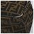 Borsa a Spalla in Tela Zucca FENDI Marrone Nero Auth LNZ213 - vista 8