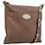 FENDI Celeria Schultertasche aus Leder Braun Silber Authentisch ka2864